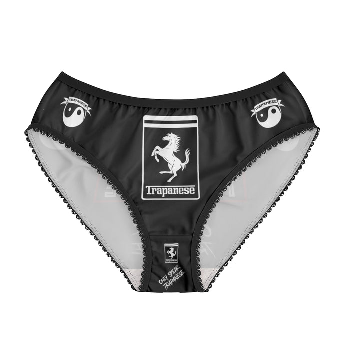 Black Trapanese Women's Briefs - Official Trapanese Clothing